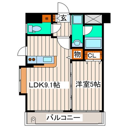 Ｍ ＣＨＡＴＥＬＥＴの物件間取画像